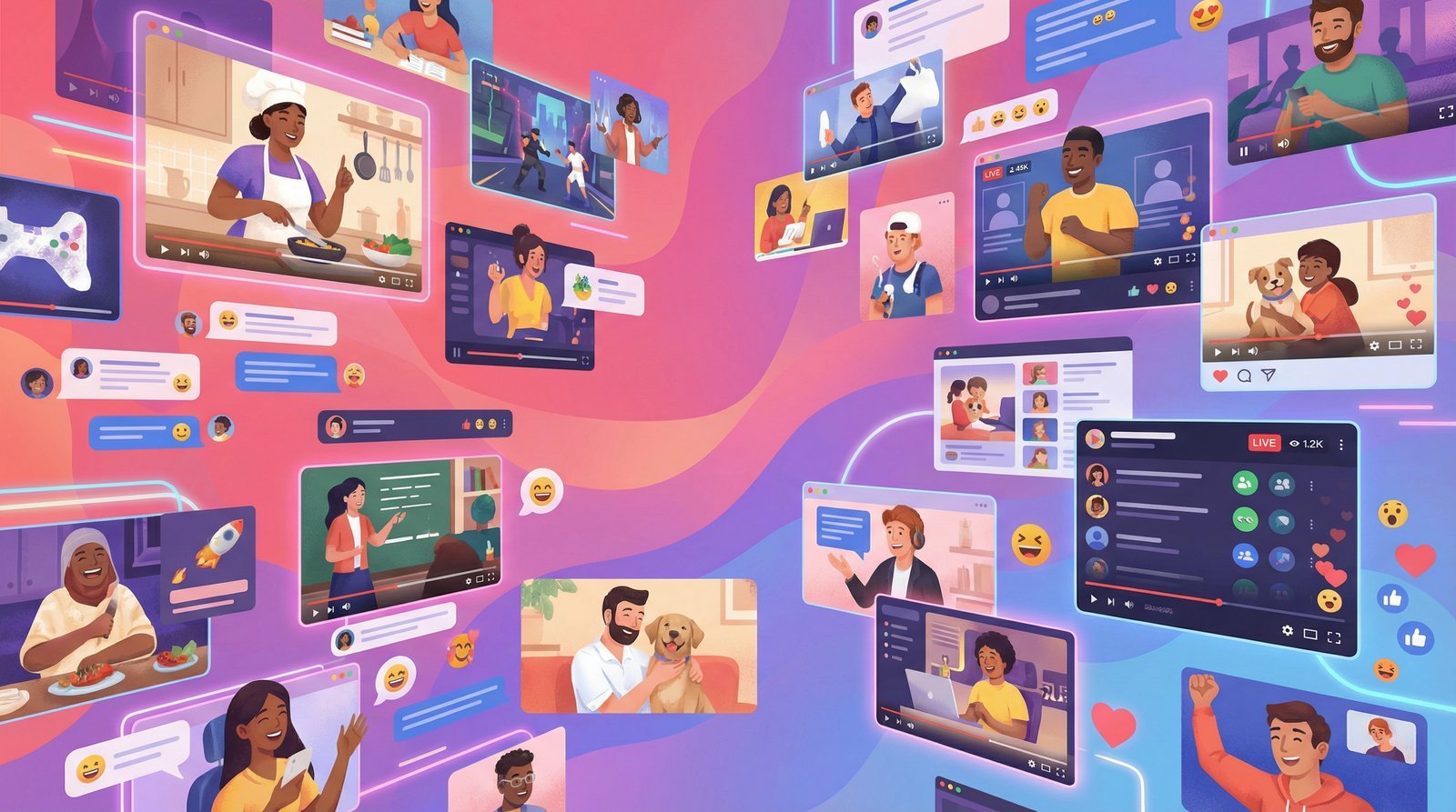 抖音风社区视频-互动直播