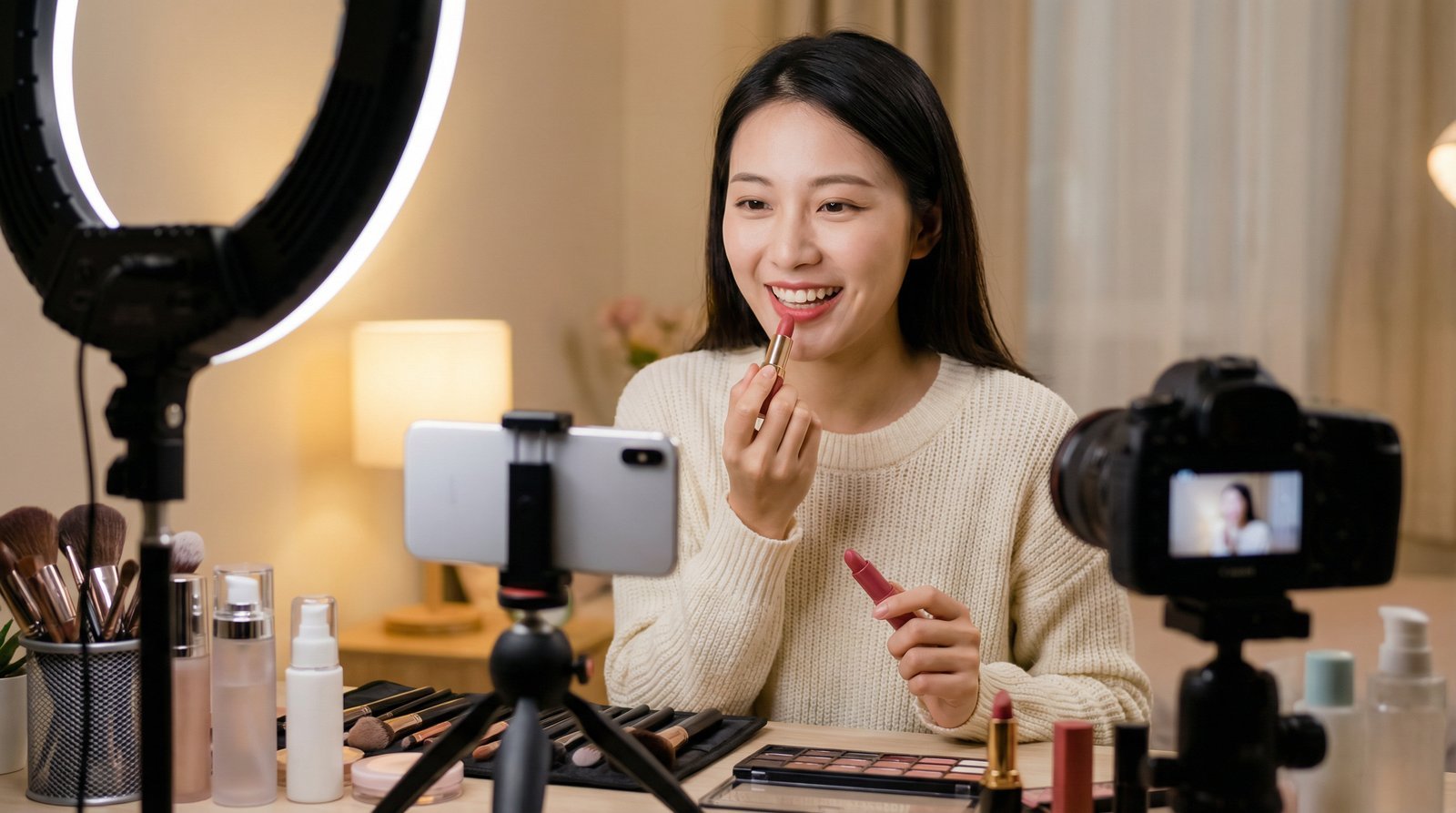 抖音风教程视频-美妆化妆教学